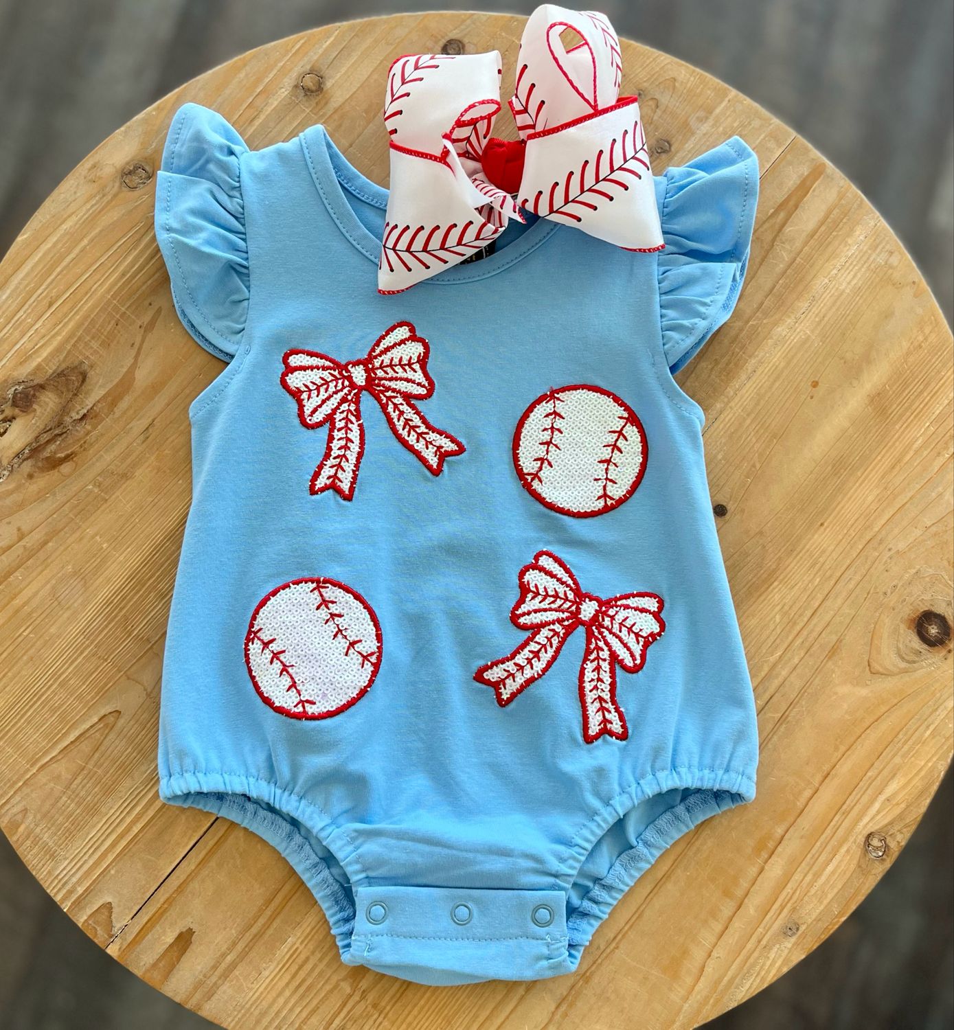 221 Sparkly Baseball Bubble