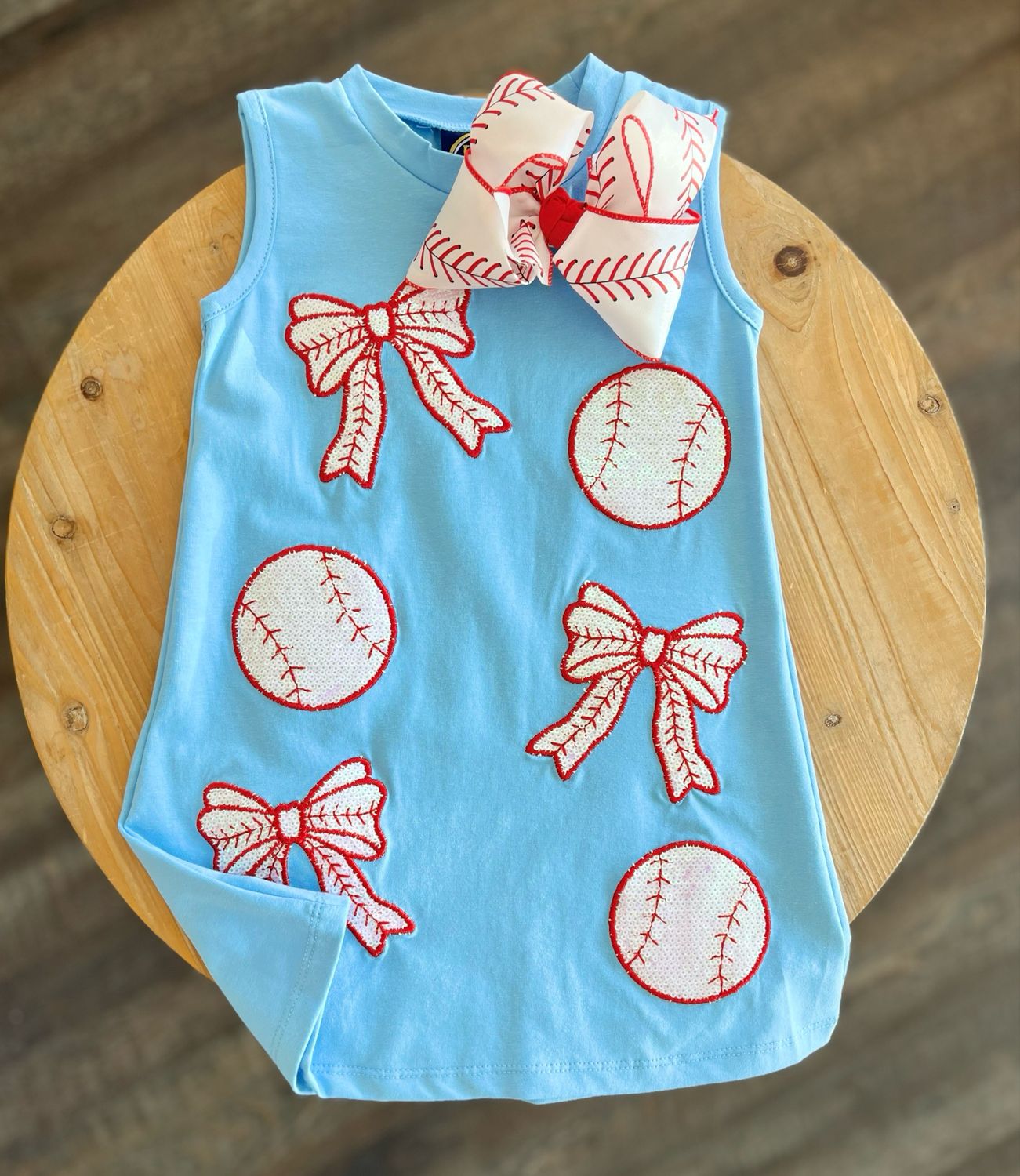 220 Sparkly Baseball Dress