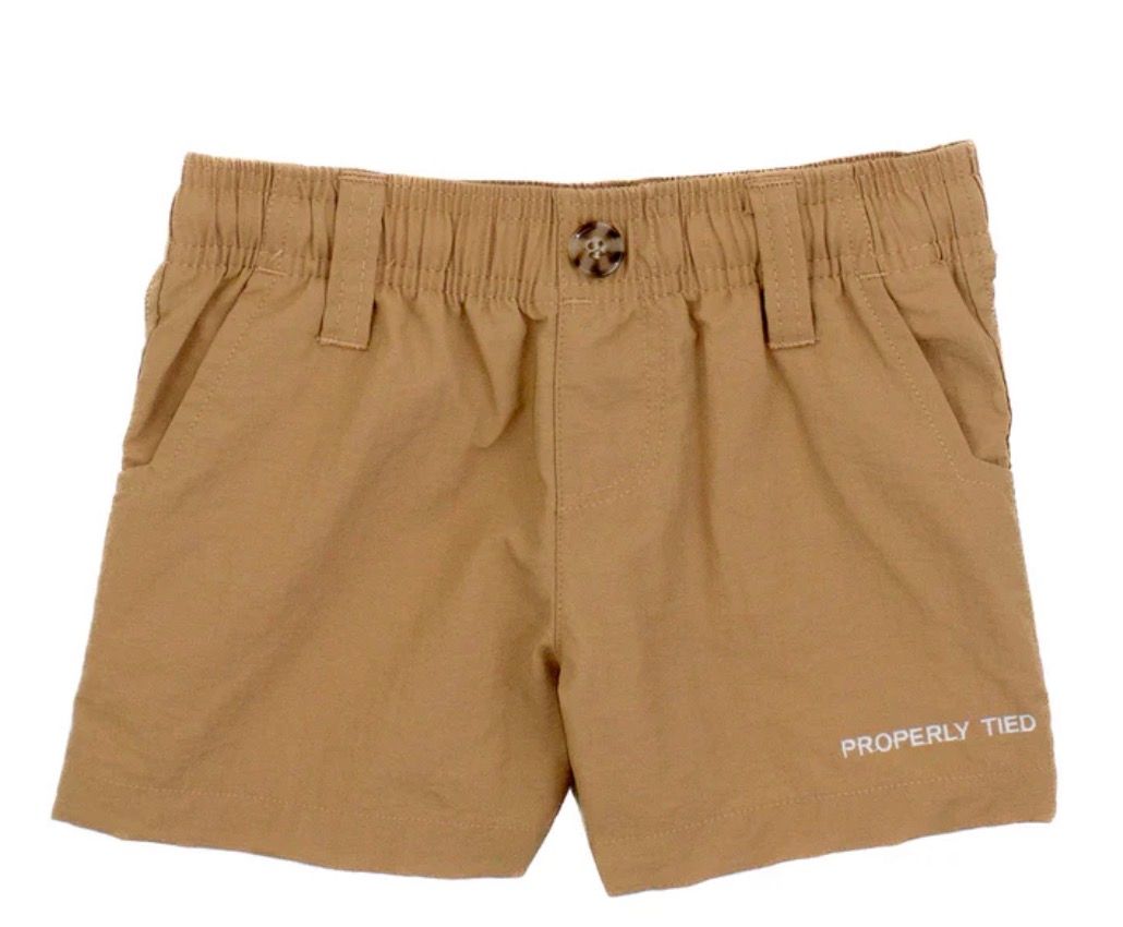 228 Properly Tied Camel Mallard Shorts