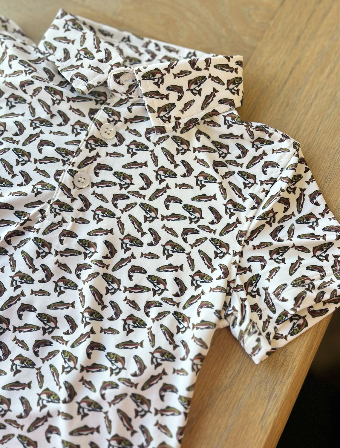 232 Rainbow Trout Performance Polo 232 Rainbow Trout Performance Polo