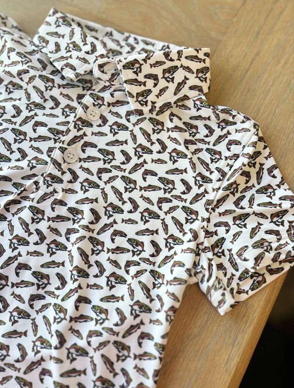 232 Rainbow Trout Performance Polo
