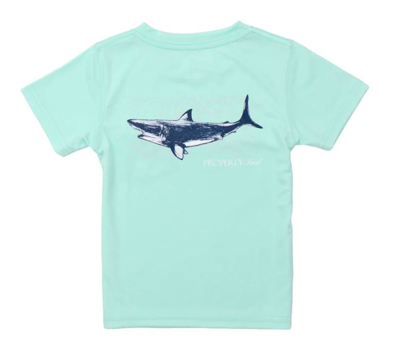322 Properly Tied Shark Performance Tee