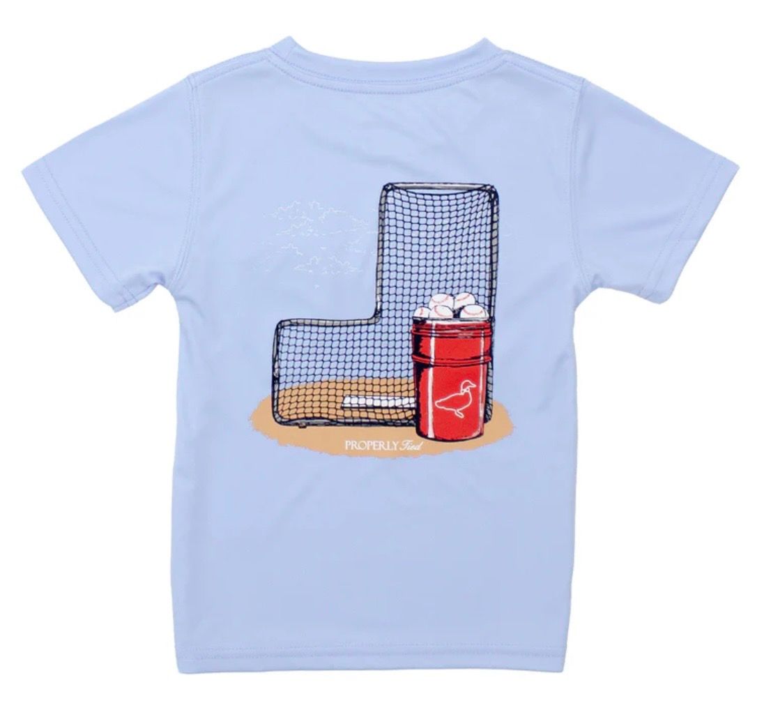 327 Properly Tied Baseball Bucket Performance Tee