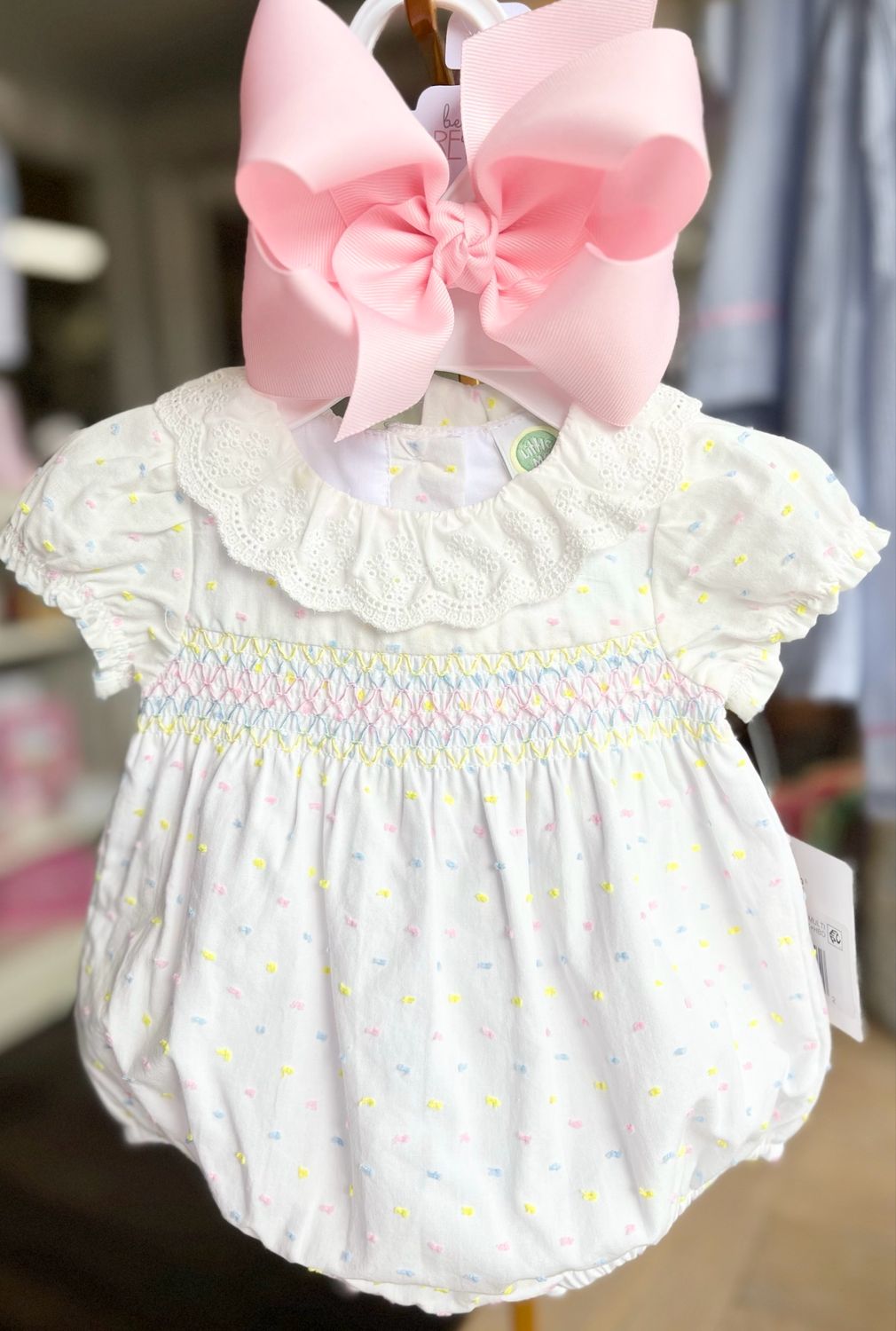 347 Ruthie Smocked Bubble