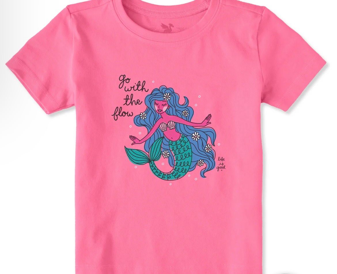 405 Life Is Good Go With The Flow Tee