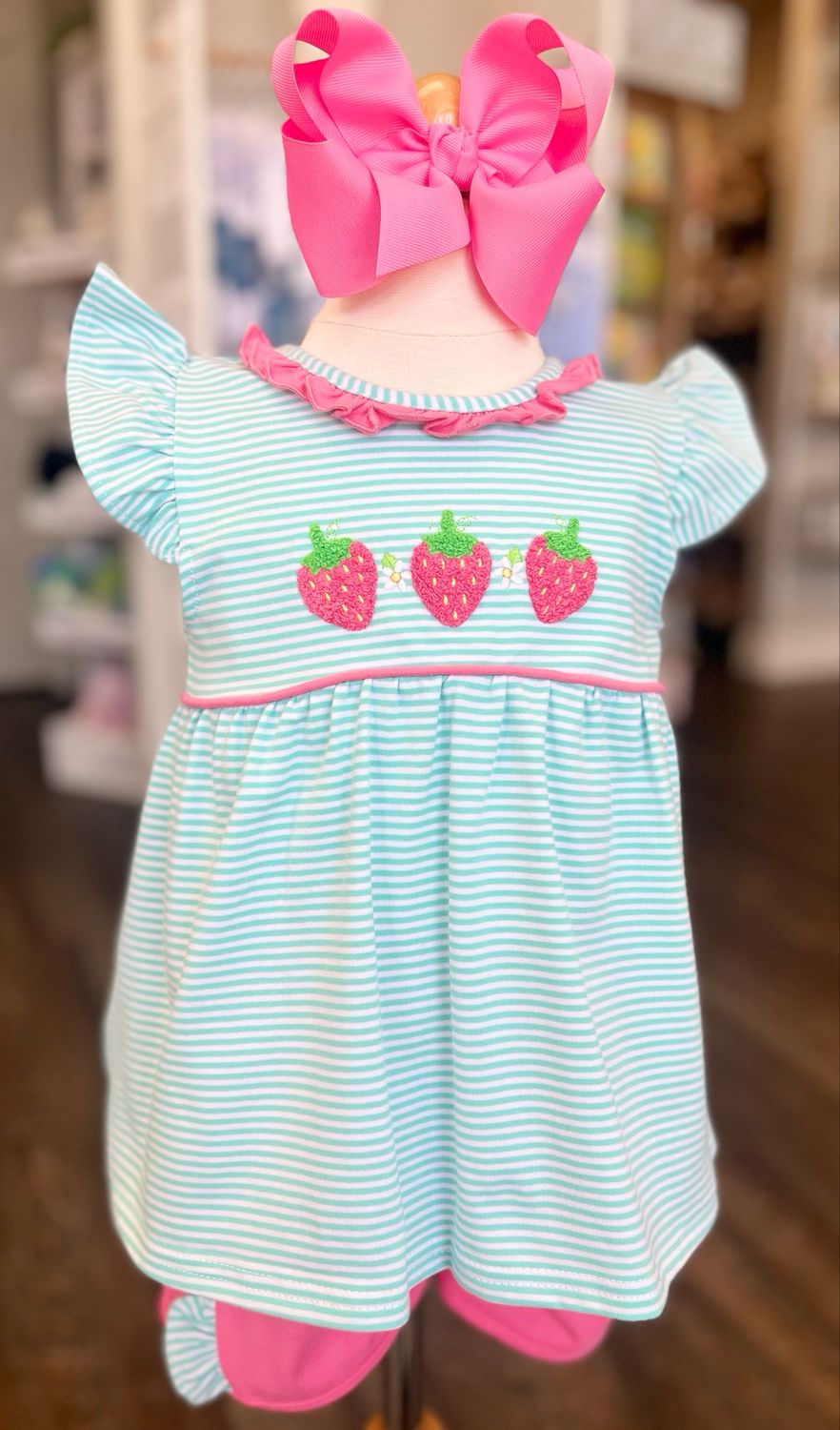 416 Strawberry Patch Short Set