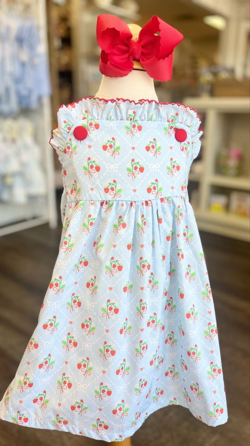 418 Strawberry Ribbons Dress