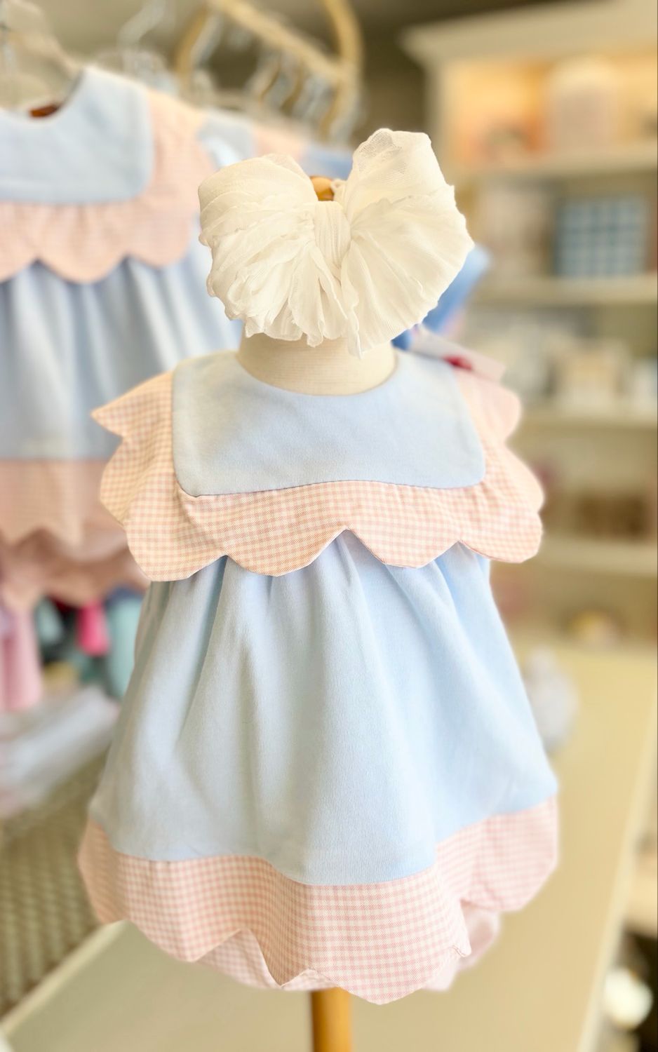 457 Chloe Scalloped Bloomer Set