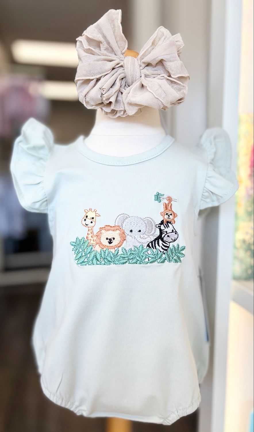 459 Zoo Buddies Ruffle Bubble