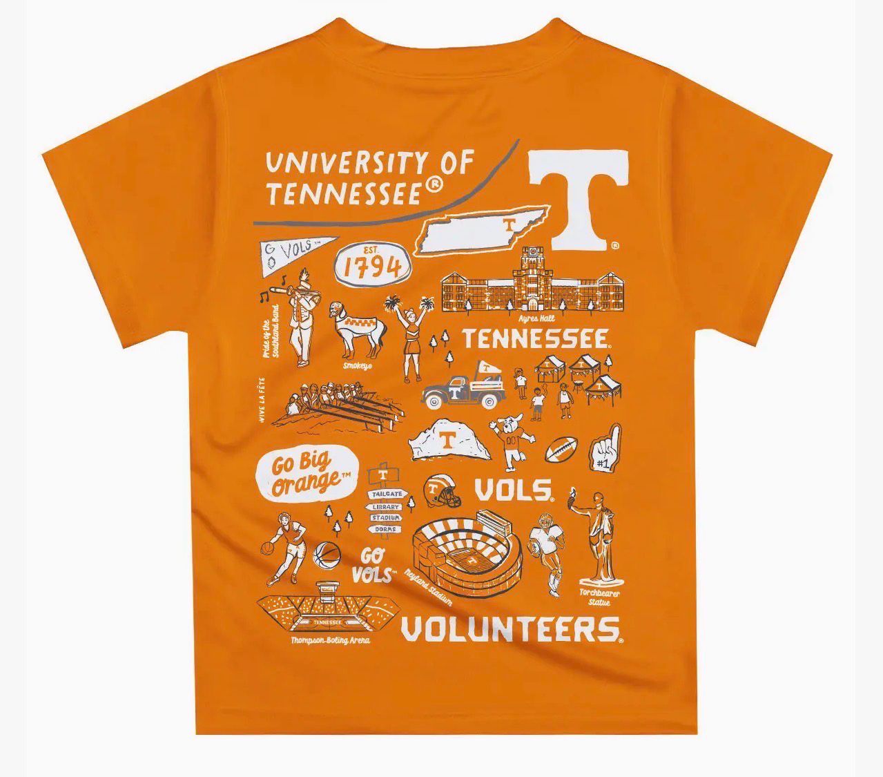 634 University Of Tennessee Performance Tee 634 University Of Tennessee Performance Tee