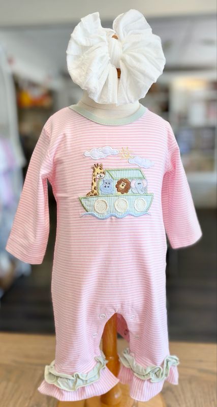 659 Noah’s Ark Ruffle Romper 659 Noah’s Ark Ruffle Romper