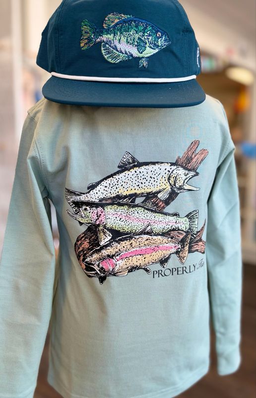 667 Properly Tied Trout Trio Tee