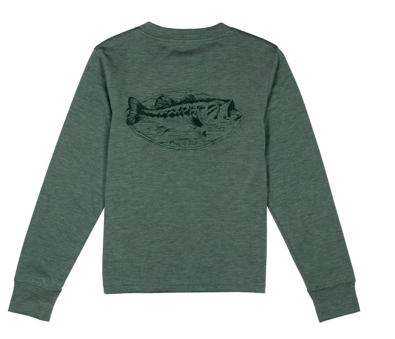 690 Properly Tied Bass Mount Forest Pocket Tee 690 Properly Tied Bass Mount Forest Pocket Tee
