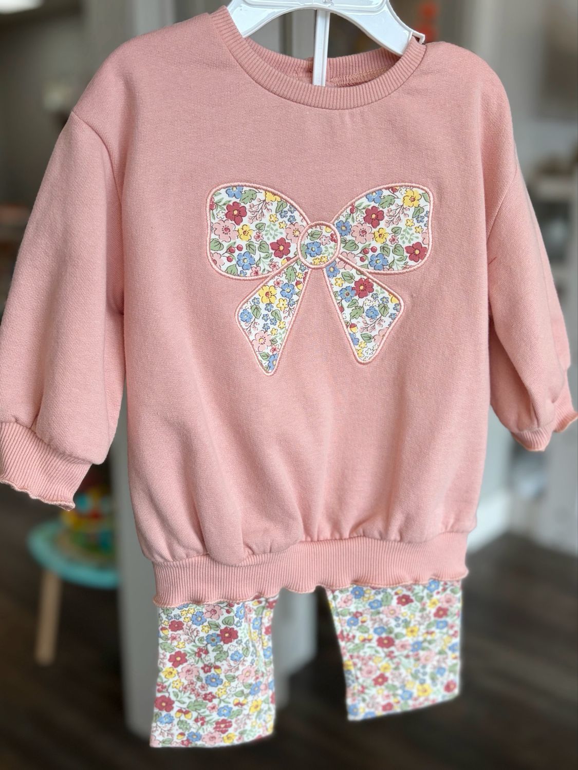 704 Fiona Floral Sweatshirt And Legging Set