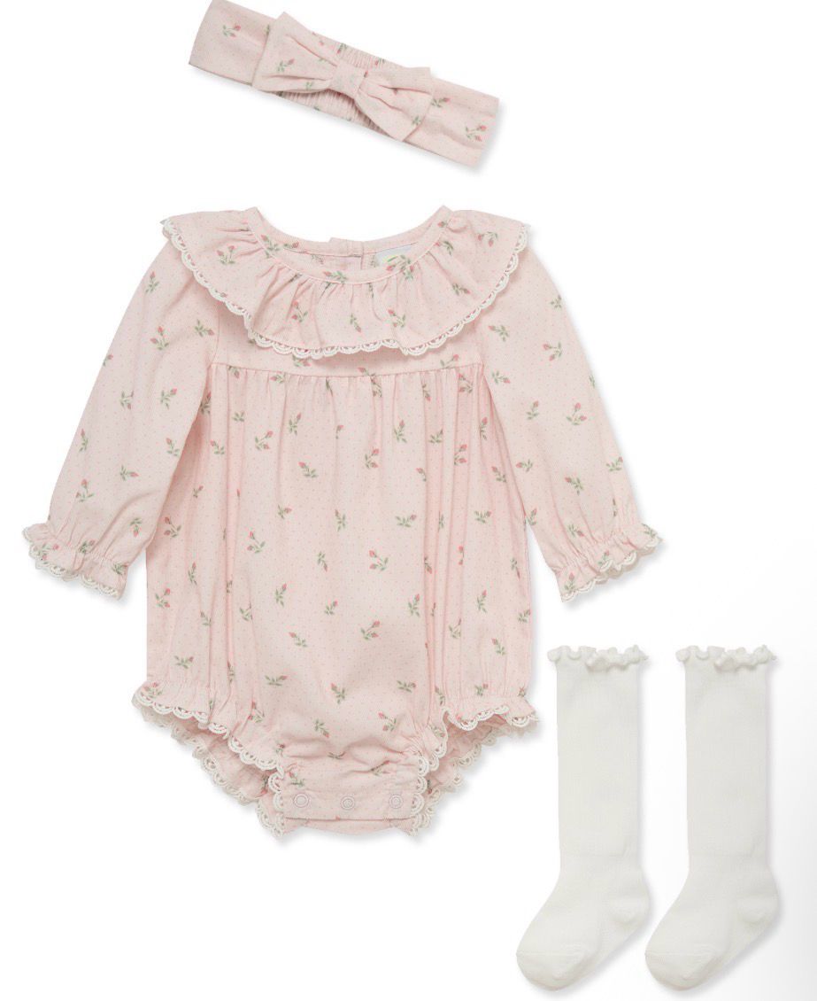 709 Rosebud Three Piece Bubble Set