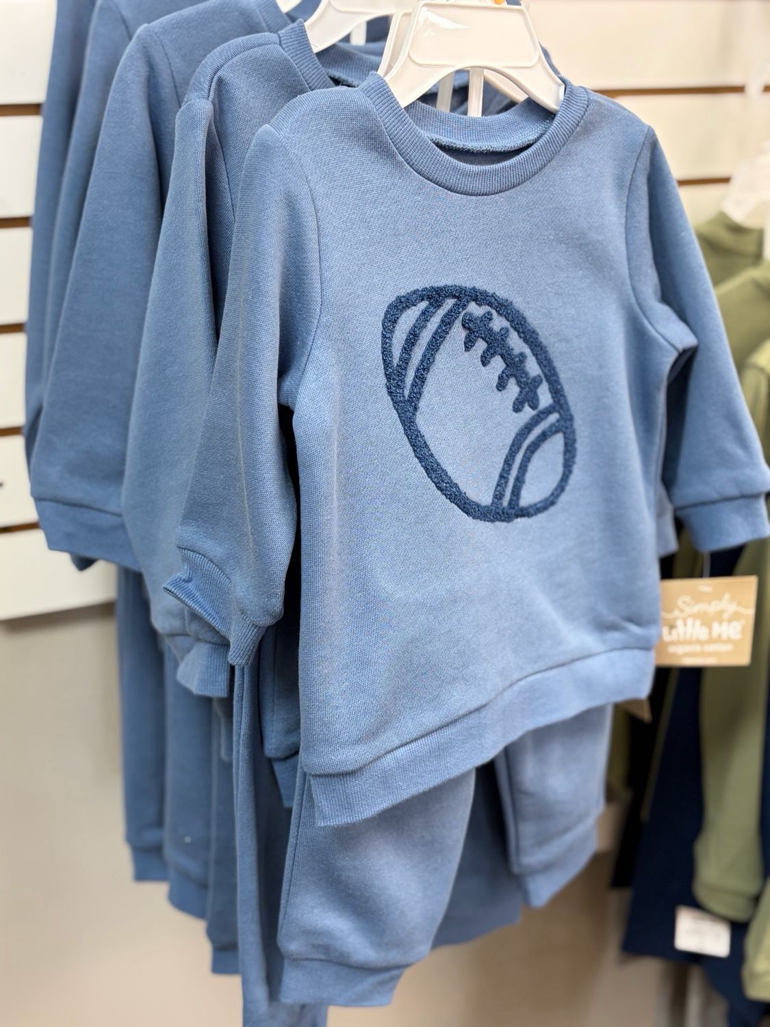 707 Toddler Football Sweatshirt Set
