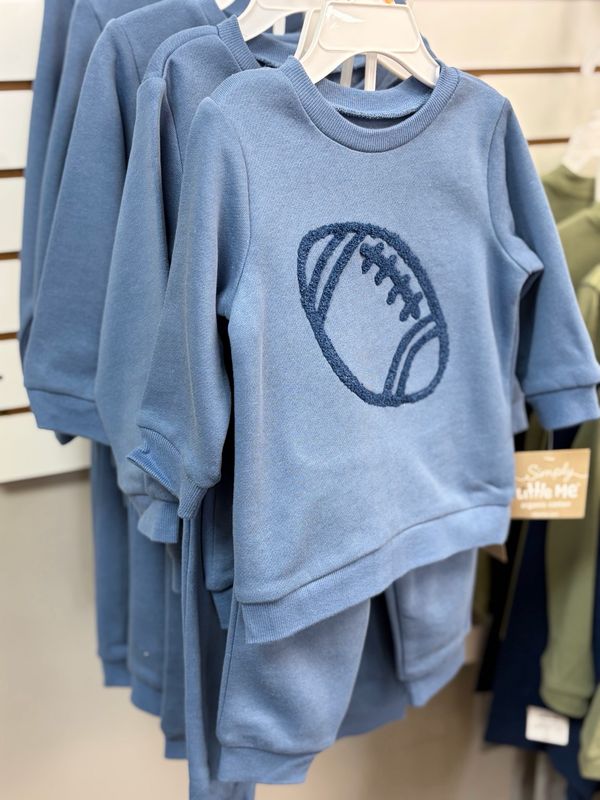 707 Toddler Football Sweatshirt Set