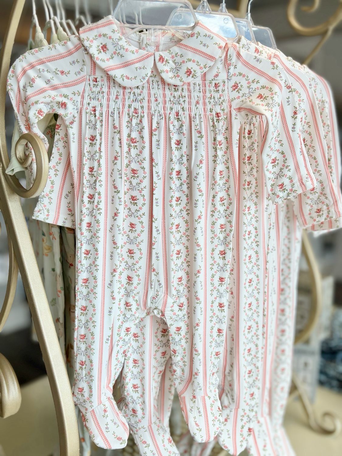 714 Marney Smocked Footie 714 Marney Smocked Footie