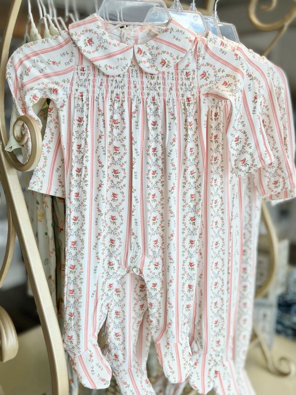 714 Marney Smocked Footie 714 Marney Smocked Footie