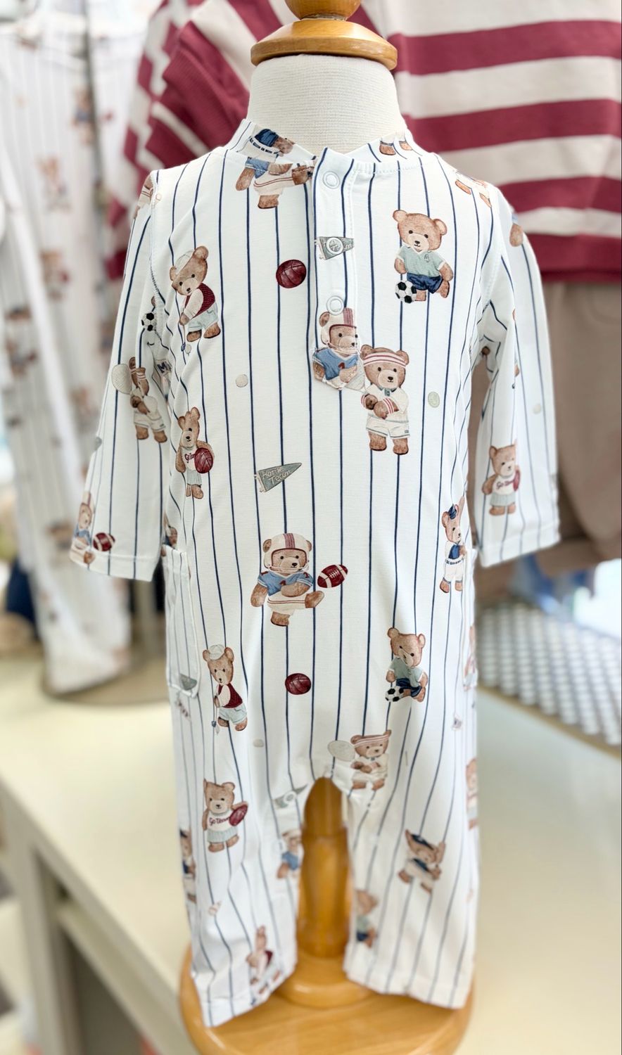 735 Sporty Bears Romper