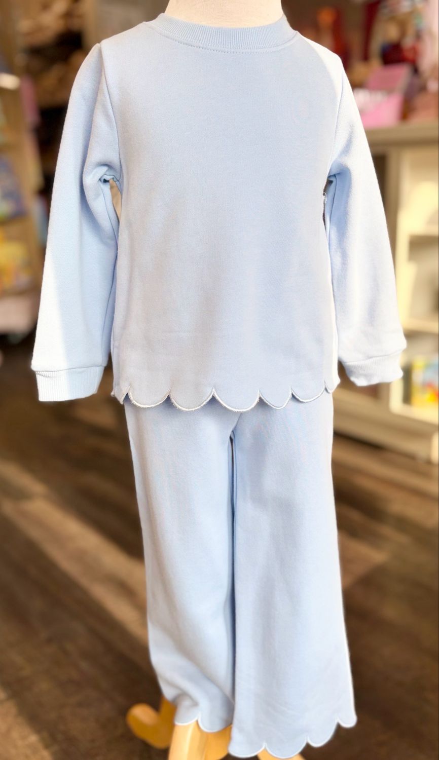 743 Chloe Scalloped Pant Set