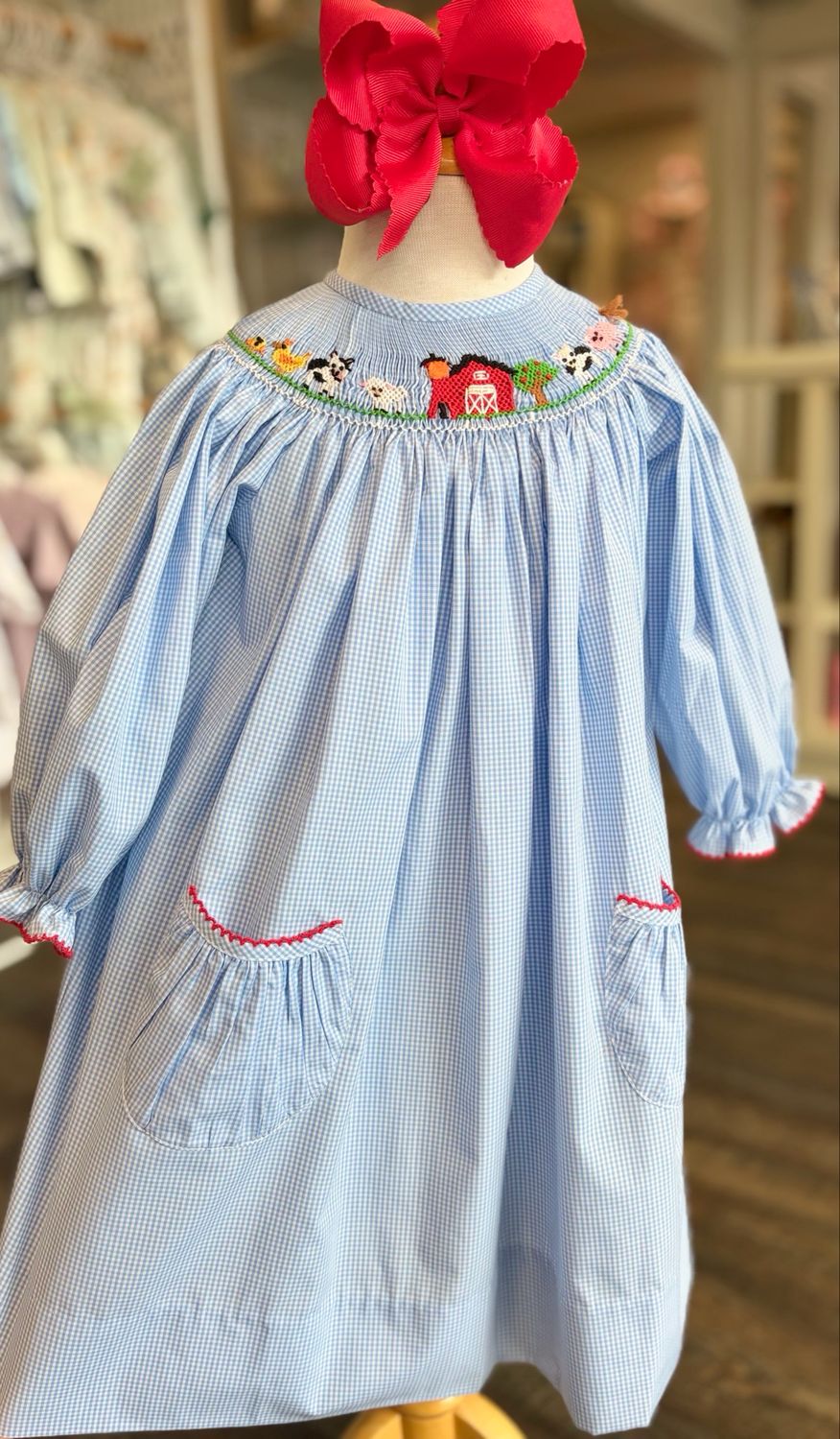 751 Happy Hills Farm Smock Dress 751 Happy Hills Farm Smock Dress