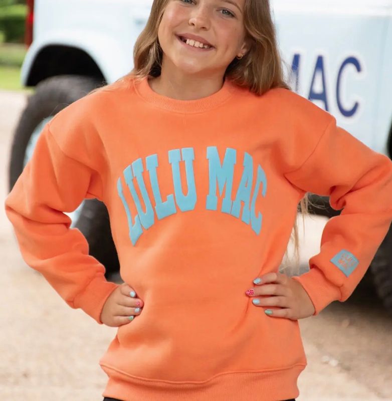 793 Lulu Mac Orange Puff Sweatshirt 793 Lulu Mac Orange Puff Sweatshirt