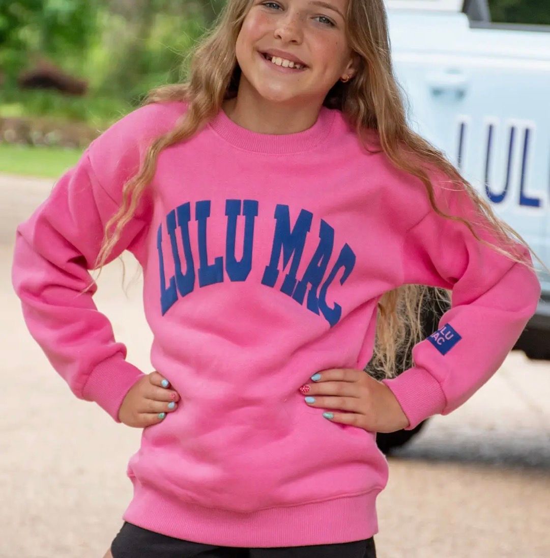 795 Lulu Mac Pink Puff Sweatshirt 795 Lulu Mac Pink Puff Sweatshirt