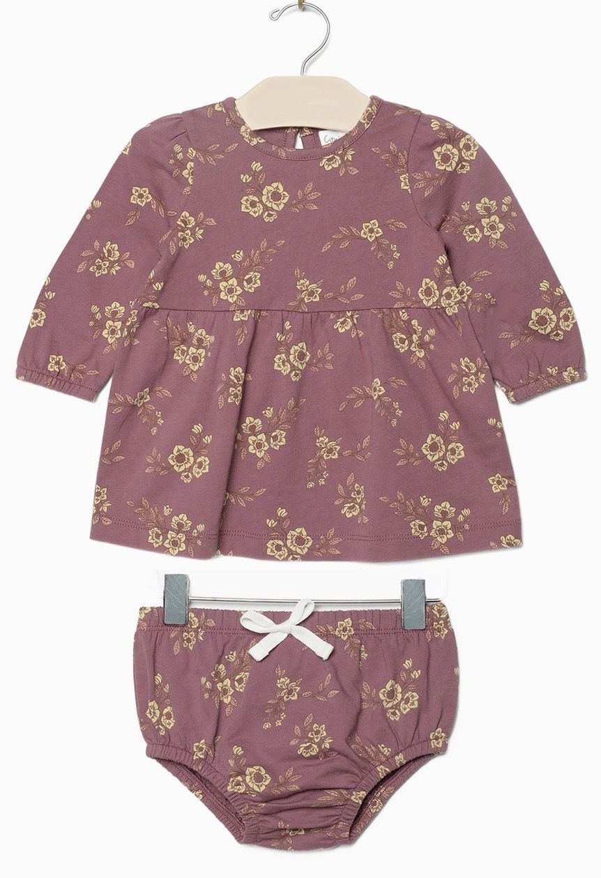 803 Orchid Bloom Dress and Bloomer Set 803 Orchid Bloom Dress and Bloomer Set
