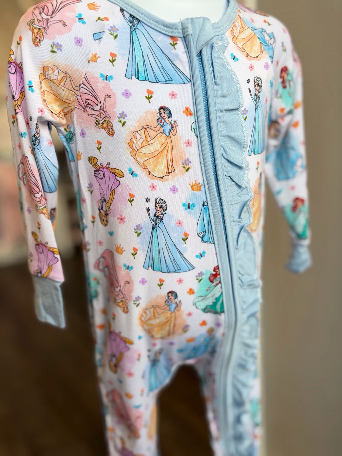 805 Princess Zip Romper 805 Princess Zip Romper