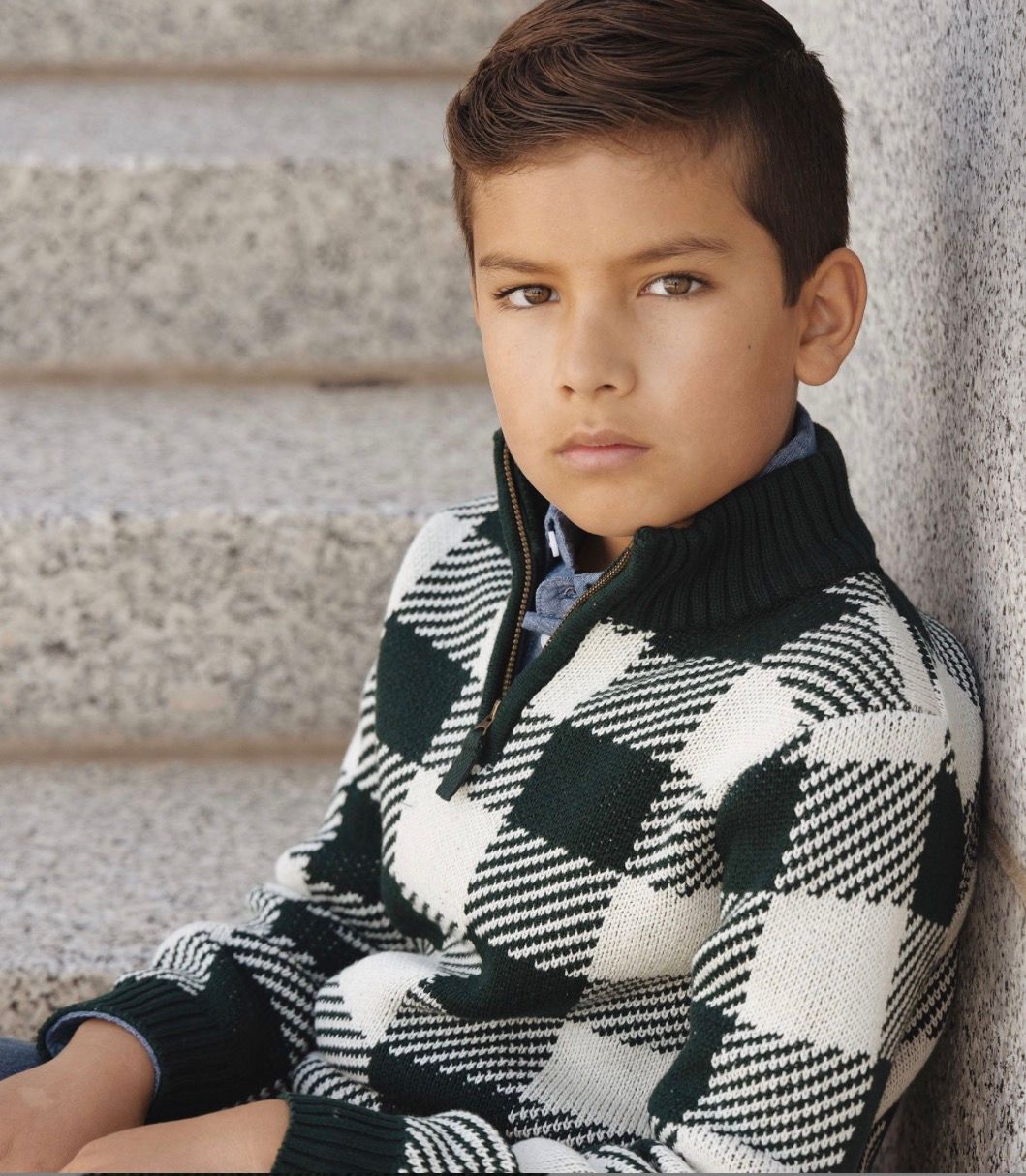 204 Pinewood Plaid Zip Sweater 204 Pinewood Plaid Zip Sweater