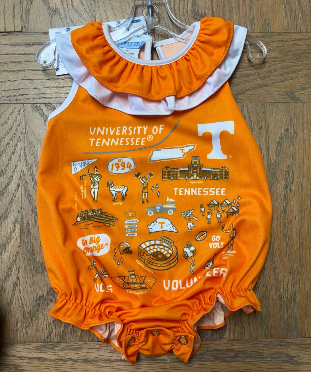 555 Ruffle Tennessee Bodysuit 555 Ruffle Tennessee Bodysuit