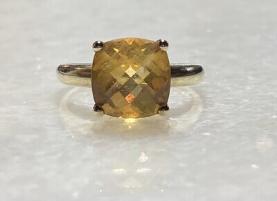 14 carat vintage ring with Citrien