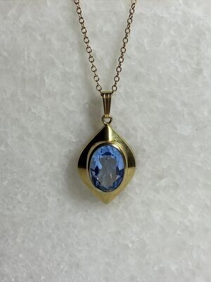 Vintage blue pendant