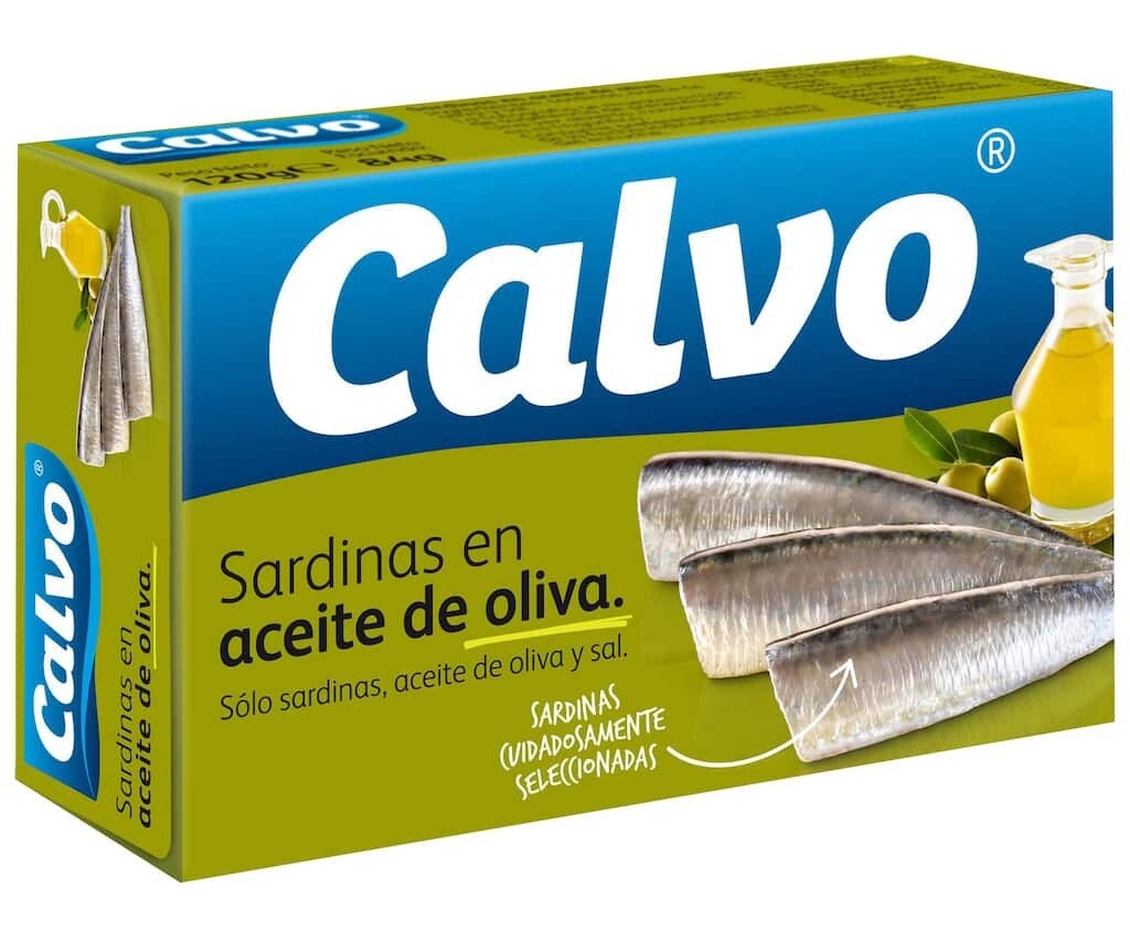 Sardinas en aceite de oliva CALVO 81 g.
