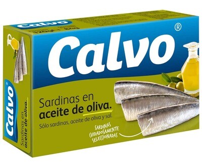 Sardinas en aceite de oliva CALVO 81 g.