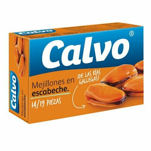 Mejillones escabeche CALVO 13/18 piezas