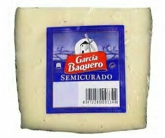 Queso semicurado mezcla GARCÍA BAQUERO 400 g.