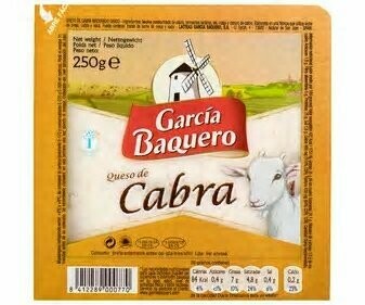 Queso de cabra GARCÍA BAQUERO 250 g.