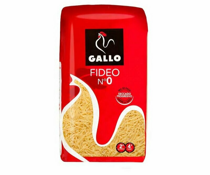 Pasta fideo nº 0 GALLO 450 g.