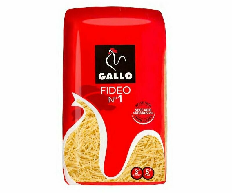 Pasta fideos nº 1 GALLO  450 g.