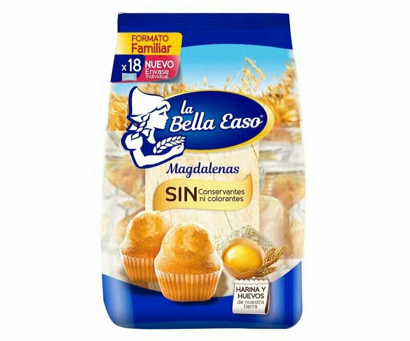 Magdalenas LA BELLA EASO 16 uds. 464 g.