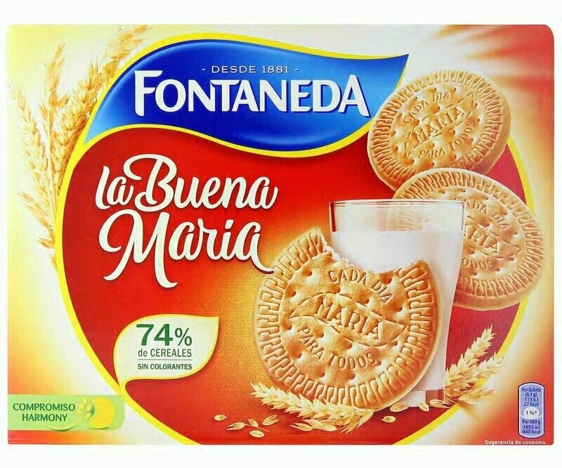 Galleta María dorada FONTANEDA 700 g.