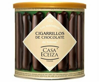 Cigarrillos de chocolate de Tolosa bote 200 g. CASA ECEIZA