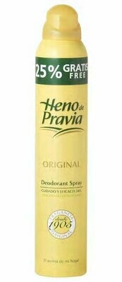 Desodorante en spray para mujer HENO DE PRAVIA Original 250 ml.
