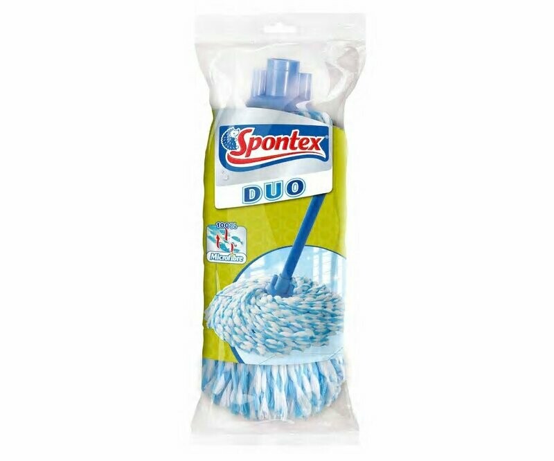 Fregona microfibra SPONTEX DUO 1 ud.