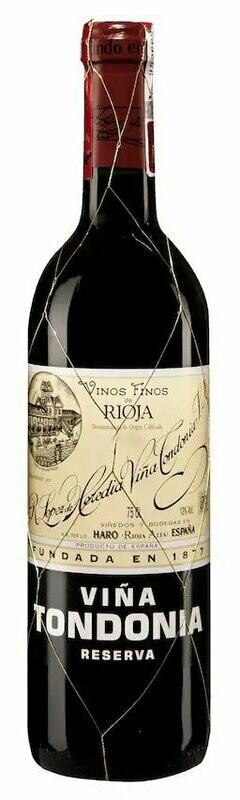 Vino tinto reserva Viña Tondonia 75 cl.