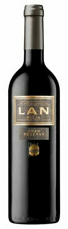 Vino tinto gran reserva Lan 75 cl.