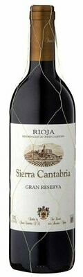 Vino tinto gran reserva Sierra de Cantabria 75 cl.