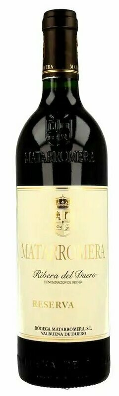 Vino tinto reserva Matarromera 75 cl.